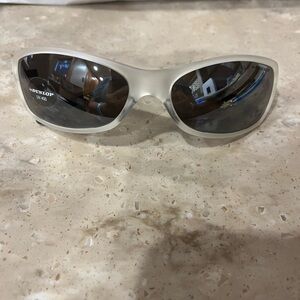 Dunlop Frosted White Sunglasses